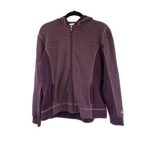 Kuhl Women's Plum Zip-Up Hooded Cardigan Sweater